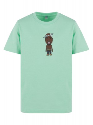 Детска Тениска Kids LA Sketch Tee neomint 158/164