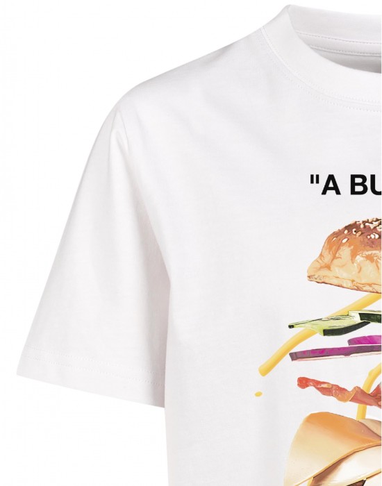 Детска Тениска Kids A Burger Tee white 158/164