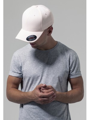 Шапка с козирка в бяло Flexfit Pastel Melange Cap 