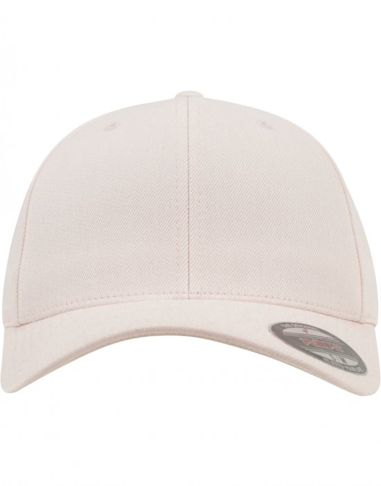 Шапка с козирка в бяло Flexfit Pastel Melange Cap, Urban Classics, Шапки с козирка - Complex.bg