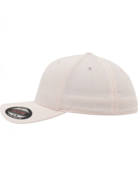 Шапка с козирка в бяло Flexfit Pastel Melange Cap, Urban Classics, Шапки с козирка - Complex.bg