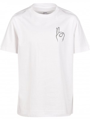Детска Тениска Kids Easy Sign Tee white 158/164