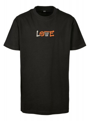 Детска Тениска Kids Baskteball Love Tee black 158/164
