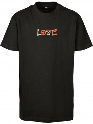 Детска Тениска Kids Baskteball Love Tee black 158/164