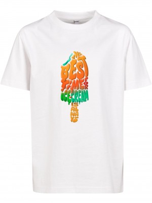 Детска Тениска Kids Ice Cream Tee white 158/164