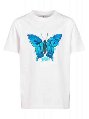 Детска Тениска Kids Butterfly Floating Tee white 158/164