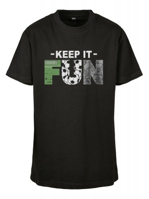 Детска Тениска Kids Keep It Fun Tee black 158/164