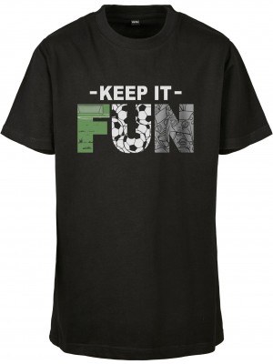 Детска Тениска Kids Keep It Fun Tee black 158/164
