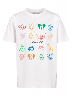 Детска Тениска Kids Disney 100 Faces Tee white 158/164