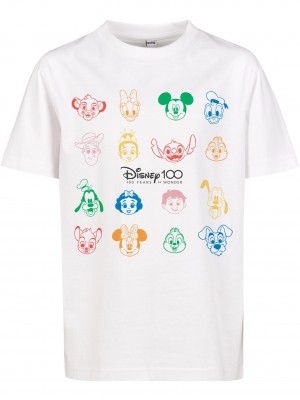 Детска Тениска Kids Disney 100 Faces Tee white 158/164