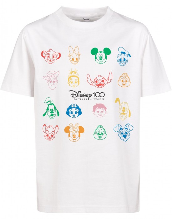 Детска Тениска Kids Disney 100 Faces Tee white 158/164