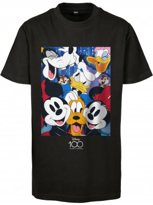 Детска Тениска Kids Disney 100 Mickey & Friends Tee black 158/164