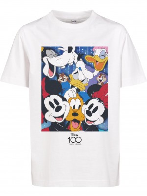 Детска Тениска Kids Disney 100 Mickey & Friends Tee white 158/164