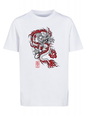Детска Тениска Kids Dragon Baller Tee white 158/164