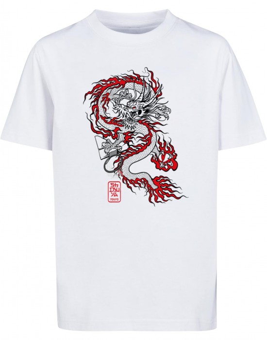Детска Тениска Kids Dragon Baller Tee white 158/164