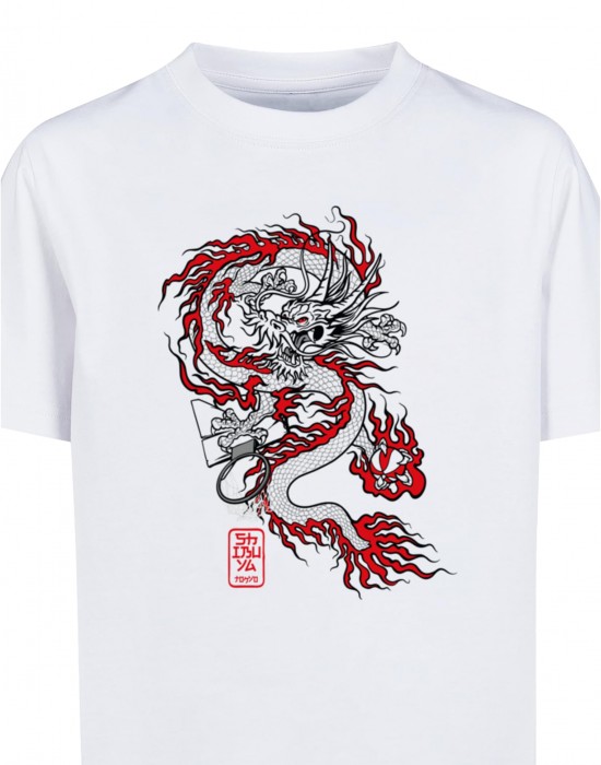 Детска Тениска Kids Dragon Baller Tee white 158/164