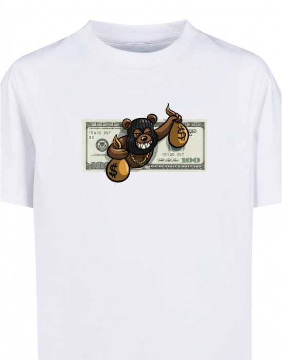 Детска Тениска Kids Money Bear Tee white 158/164