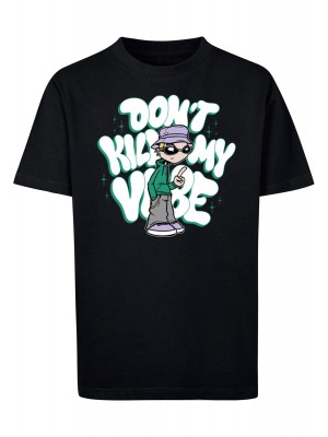 Детска Тениска Kids Don't Kill My Vibe Tee black 158/164