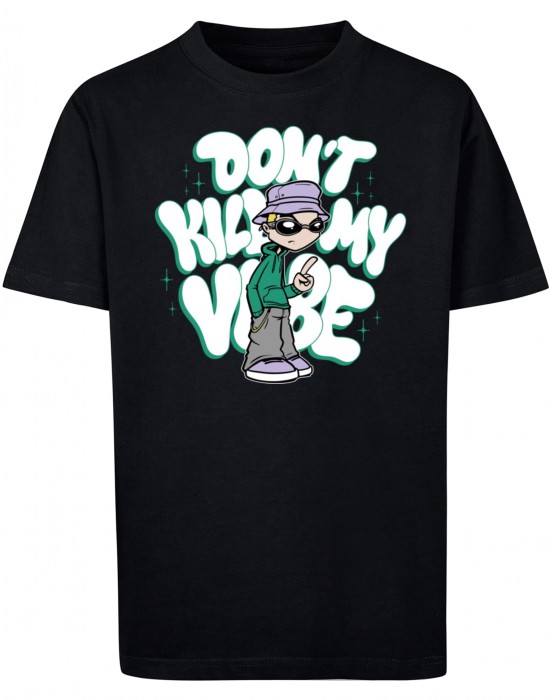 Детска Тениска Kids Don't Kill My Vibe Tee black 158/164