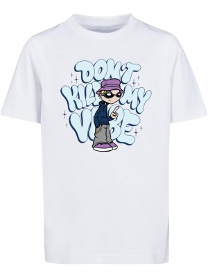 Детска Тениска Kids Don't Kill My Vibe Tee white 158/164
