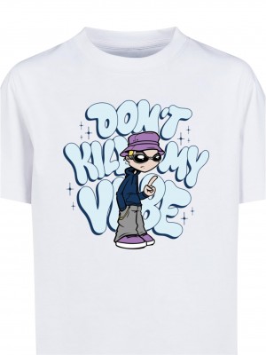 Детска Тениска Kids Don't Kill My Vibe Tee white 158/164