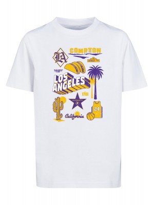 Детска Тениска Kids LA Classic Tee white 158/164