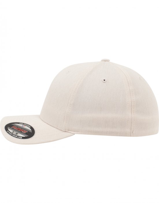 Шапка с козирка в бяло Flexfit Pastel Melange Cap, Urban Classics, Шапки с козирка - Complex.bg