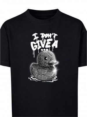 Детска Тениска Kids I Don't Give A Tee black 158/164