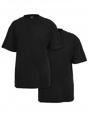 2 Броя Изчистени Мъжки ТенискиTall Tee 2-Pack black+black XXL 2 Броя Изчистени Мъжки ТенискиTall Tee 2-Pack black+black XXL