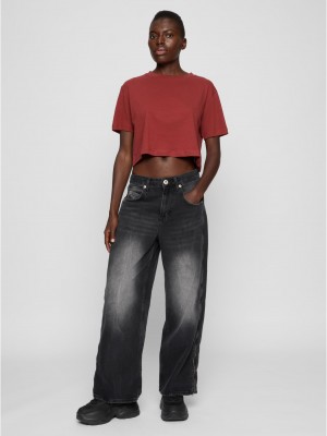 2 Броя Изчистени Дамски ТенискиLadies Short Oversized Tee 2-Pack white+rusty XS