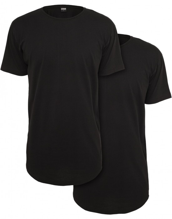 2 Броя Изчистени Мъжки ТенискиPre-Pack Shaped Long Tee 2-Pack black XXL 2 Броя Изчистени Мъжки ТенискиPre-Pack Shaped Long Tee 2-Pack black XXL
