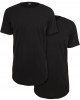 2 Броя Изчистени Мъжки ТенискиPre-Pack Shaped Long Tee 2-Pack black XXL 2 Броя Изчистени Мъжки ТенискиPre-Pack Shaped Long Tee 2-Pack black XXL