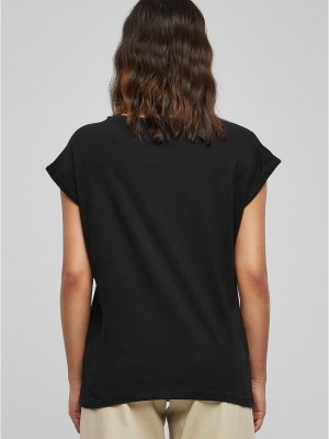 2 Броя Изчистени Дамски ТенискиPre-Pack Ladies Extended Shoulder Tee 2-Pack black XXL