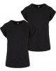 2 Броя Изчистени Дамски ТенискиPre-Pack Ladies Extended Shoulder Tee 2-Pack black XXL 2 Броя Изчистени Дамски ТенискиPre-Pack Ladies Extended Shoulder Tee 2-Pack black XXL