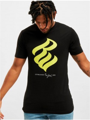 Тениска Rocawear T-Shirt black/lime XL Тениска Rocawear T-Shirt black/lime XL