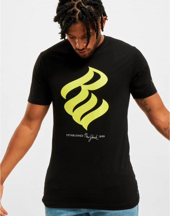 Тениска Rocawear T-Shirt black/lime XL Тениска Rocawear T-Shirt black/lime XL