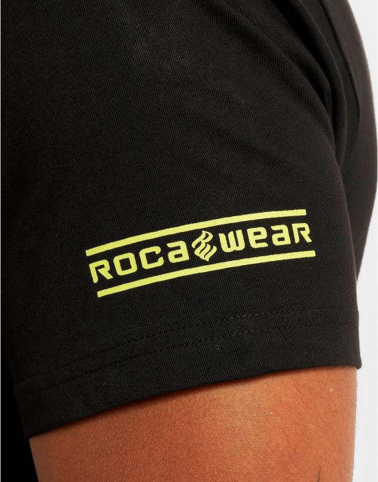 Тениска Rocawear T-Shirt black/lime XL Тениска Rocawear T-Shirt black/lime XL