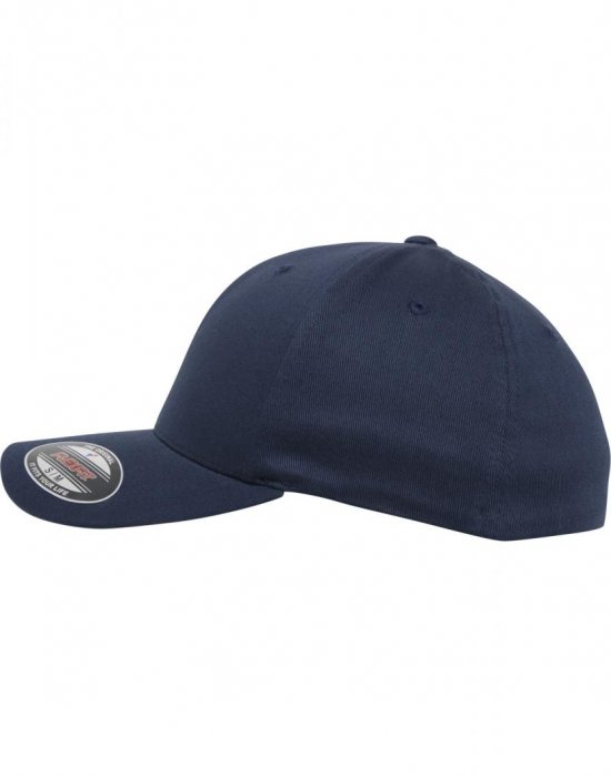 Шапка с козирка в тъмносиньо Flexfit Organic Cotton Cap, Urban Classics, Шапки с козирка - Complex.bg