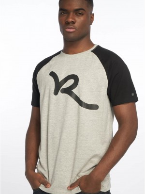 Тениска Rocawear T-Shirt grey melange/black XXL Тениска Rocawear T-Shirt grey melange/black XXL