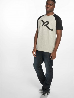 Тениска Rocawear T-Shirt grey melange/black XXL Тениска Rocawear T-Shirt grey melange/black XXL