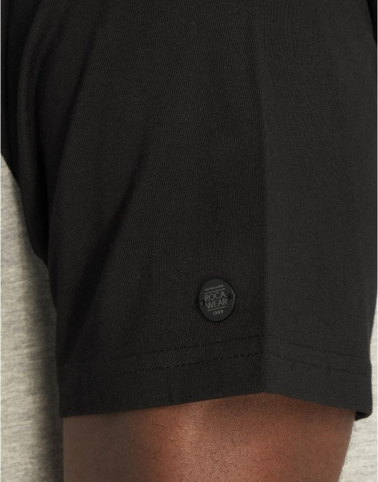 Тениска Rocawear T-Shirt grey melange/black XXL Тениска Rocawear T-Shirt grey melange/black XXL