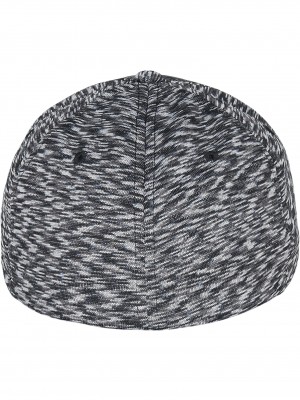 Шапка с козирка в тъмносиво Stripes Melange Flexfit  Шапка с козирка в тъмносиво Stripes Melange Flexfit