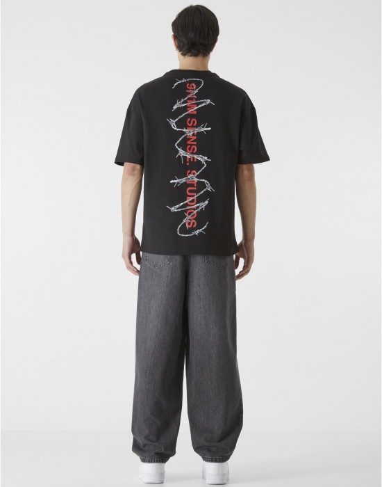 Тениска Sense Barbed Wire T-Shirt black XXL Тениска Sense Barbed Wire T-Shirt black XXL