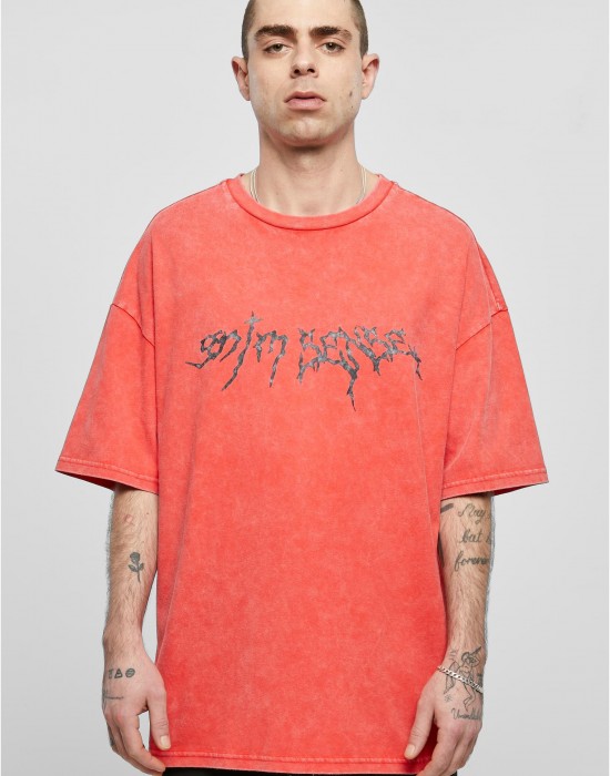 Тениска Sense Goth T-Shirt Washed red XXL Тениска Sense Goth T-Shirt Washed red XXL