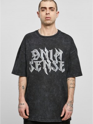 Тениска Sense 9N1M T-Shirt Washed black XXL Тениска Sense 9N1M T-Shirt Washed black XXL