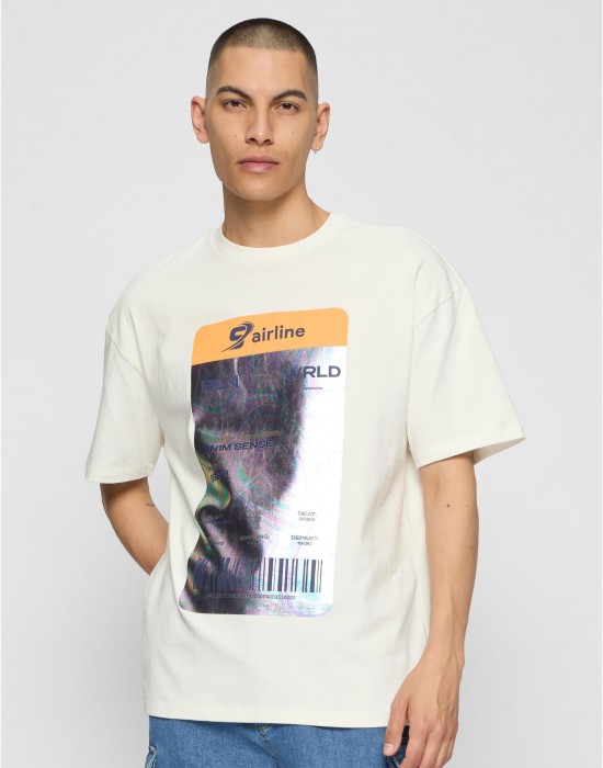 Тениска Sense Airline T-Shirt offwhite XXL Тениска Sense Airline T-Shirt offwhite XXL