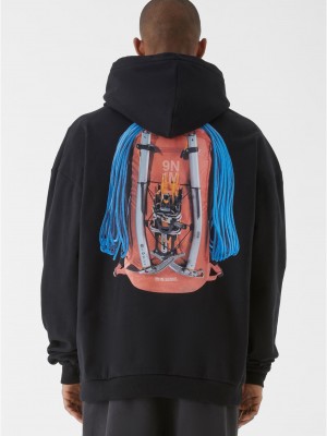 Суичър Backpack Hoodie black XXS Суичър Backpack Hoodie black XXS
