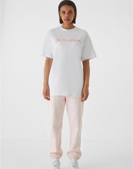 Тениска W-Sense Retro Logo T-Shirt white XXL
