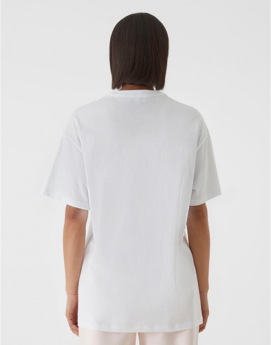 Тениска W-Sense Retro Logo T-Shirt white XXL