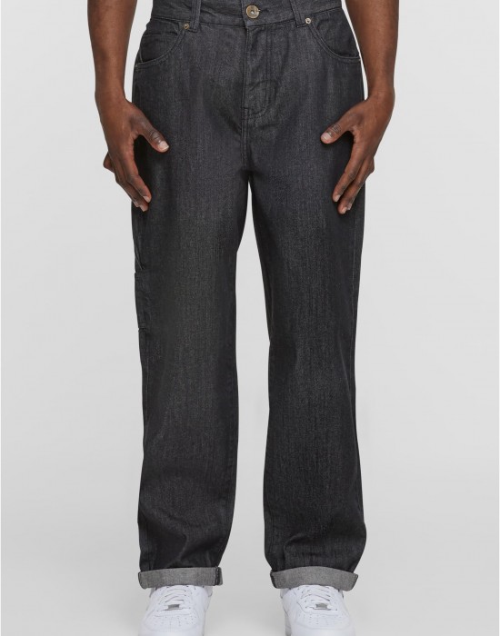 Дънки Southpole Embroidery Denim raw black 36 Дънки Southpole Embroidery Denim raw black 36